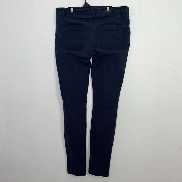 THEORY navy made in USA stretchy skinny pants - Picture 8 of 11